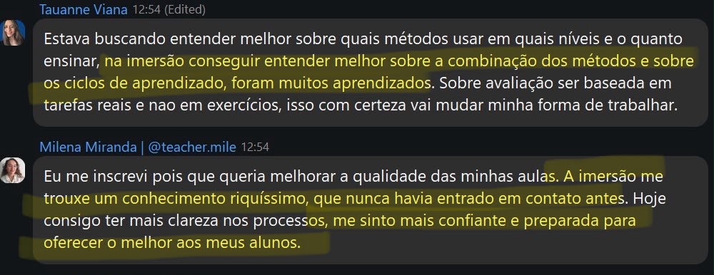 Depoimento de aluna do Teach Better (4)
